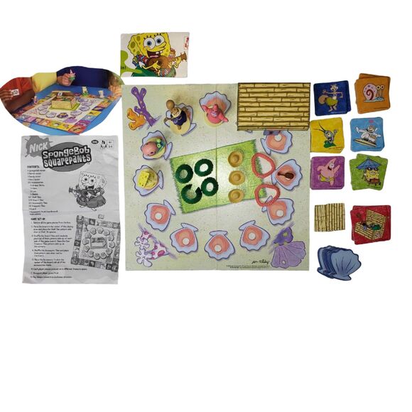 MATTEL SPONGEBOB SquarePants Bikini Bottom Beach Party Board Game - Picture 1 of 3